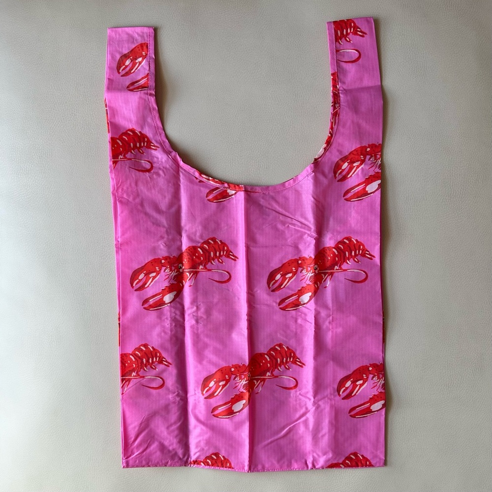BAGGU Standard Original Lobster Print Tote Bag